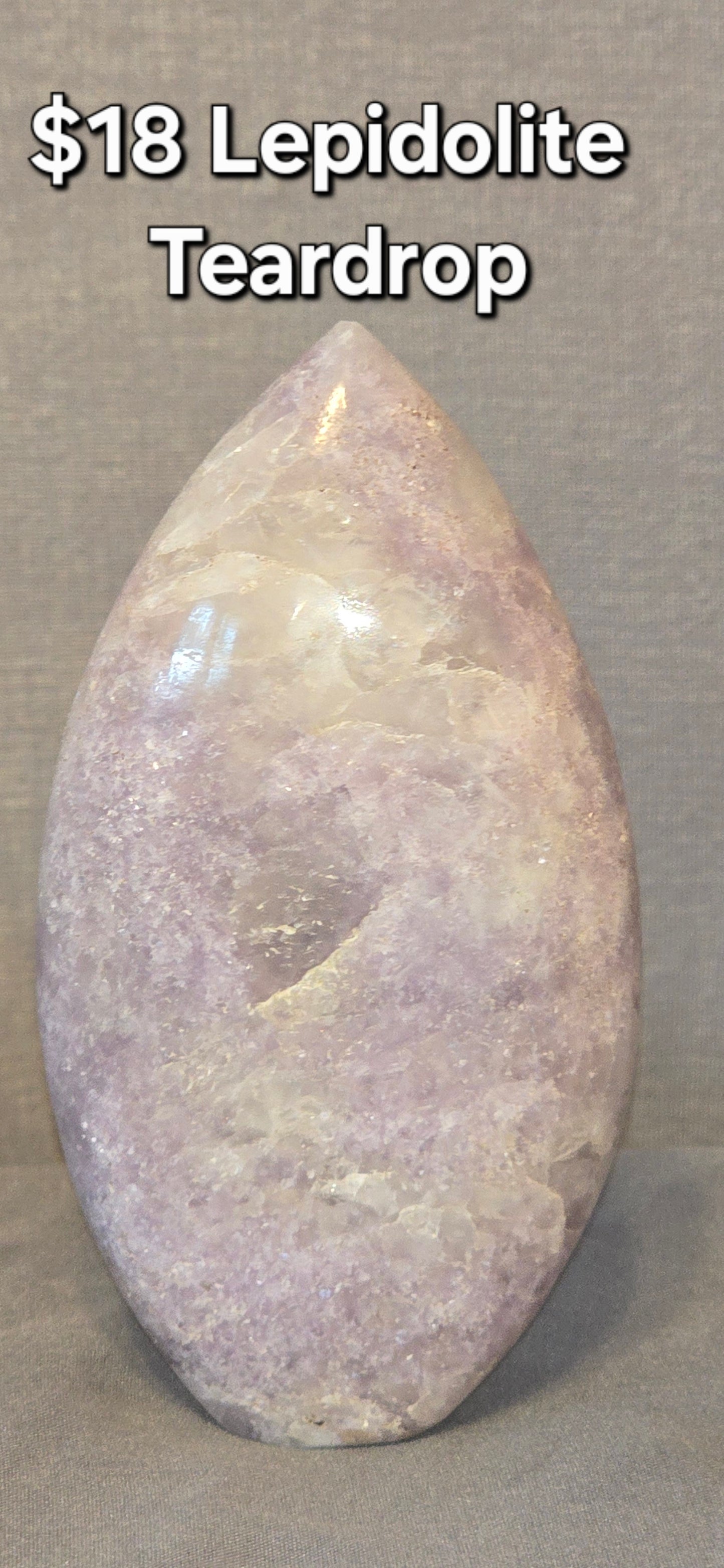 Lepidolite Teardrop