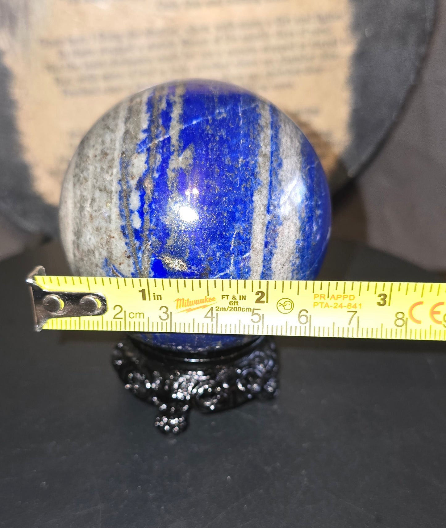 S0166 Lapis Lazuli Sphere