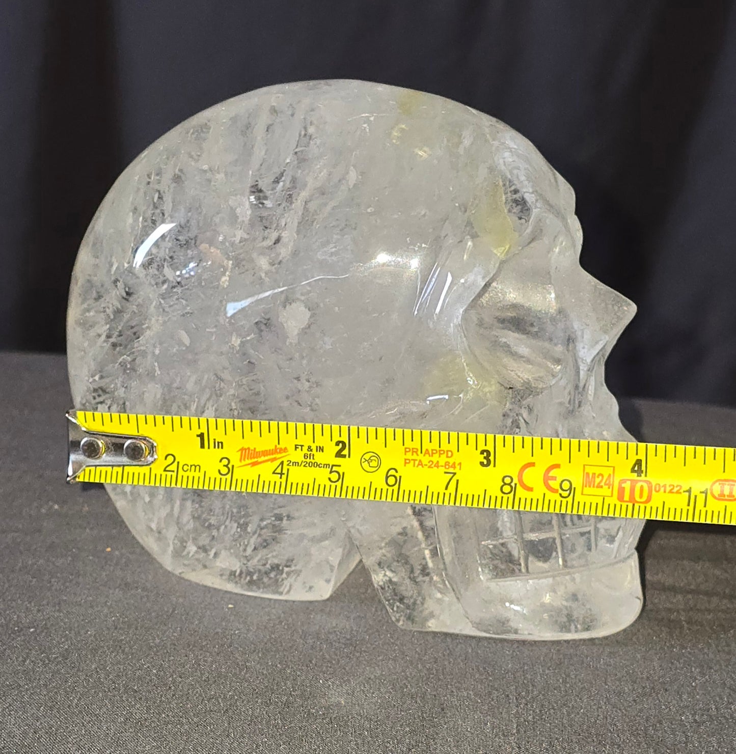 S0424 Clear Quartz Skull