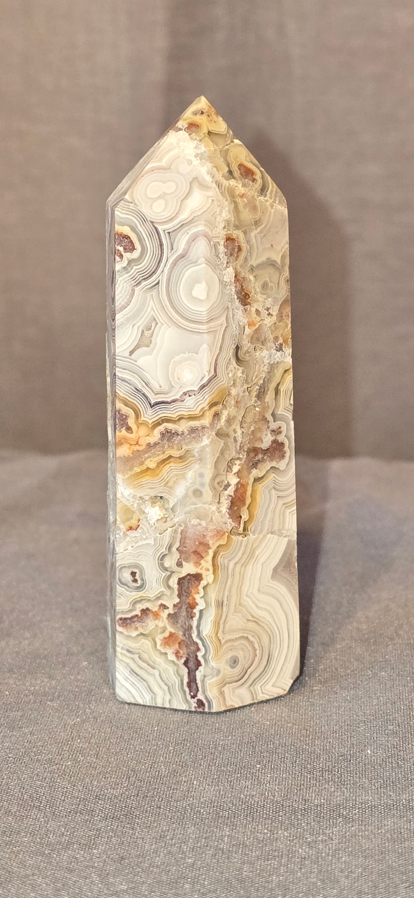 White Mexican Crazy Lace Point