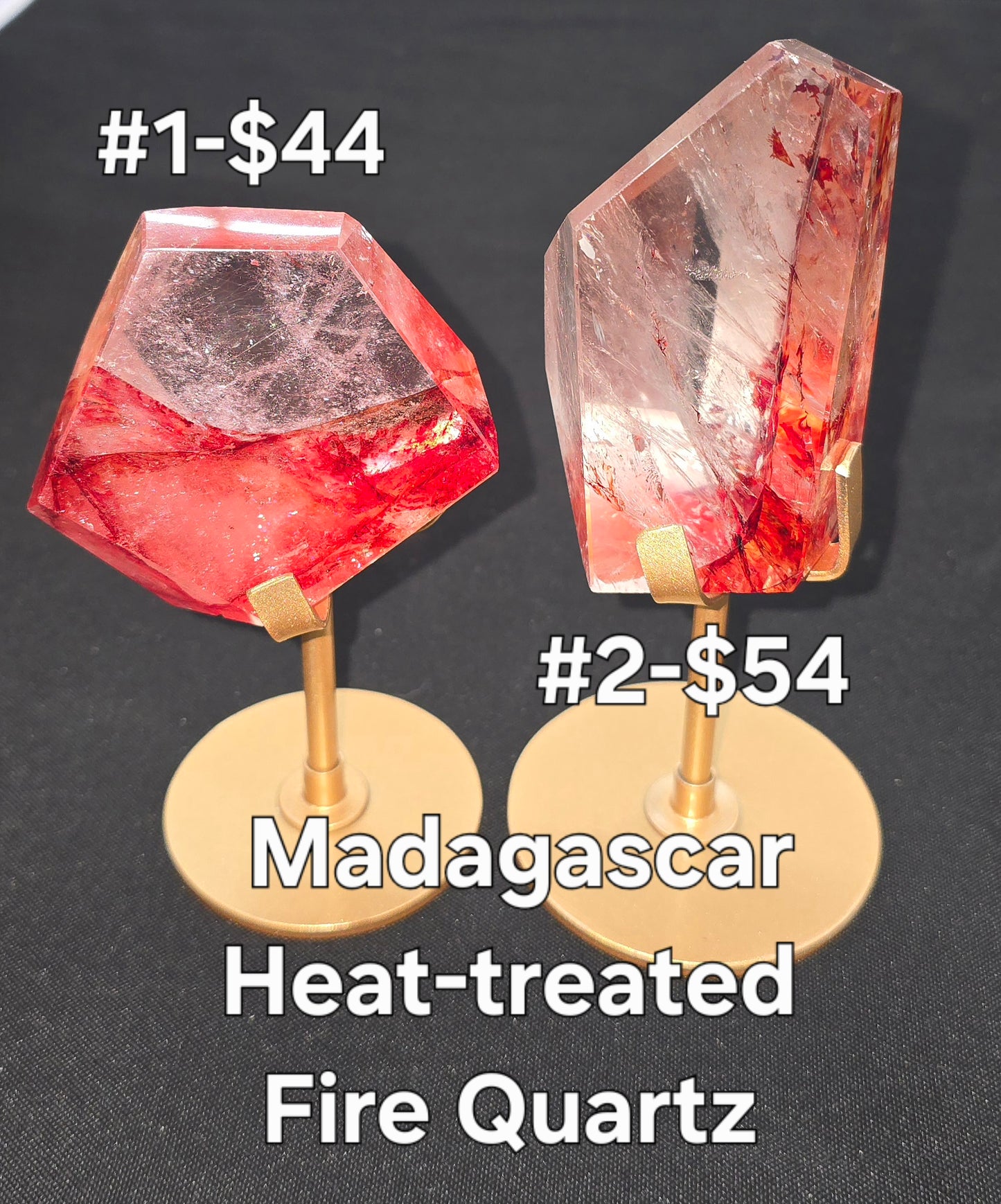 S0038 Madagascar Heat-treated Fire Quartz