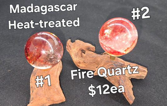 S0037 Madagascar Heat-treated Fire Quartz
