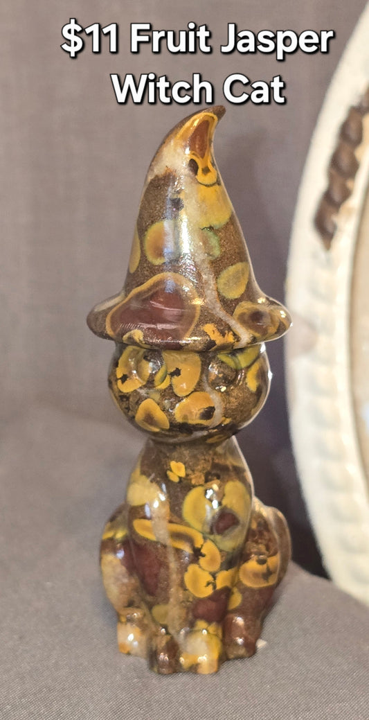 Fruit Jasper Cat Wizard