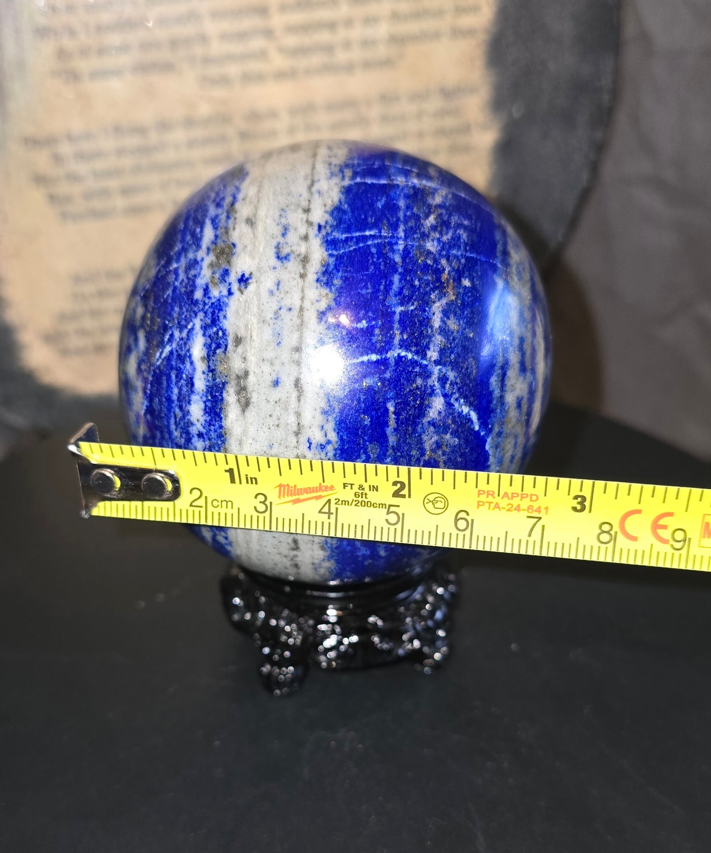 S0164 Lapis Lazuli Sphere