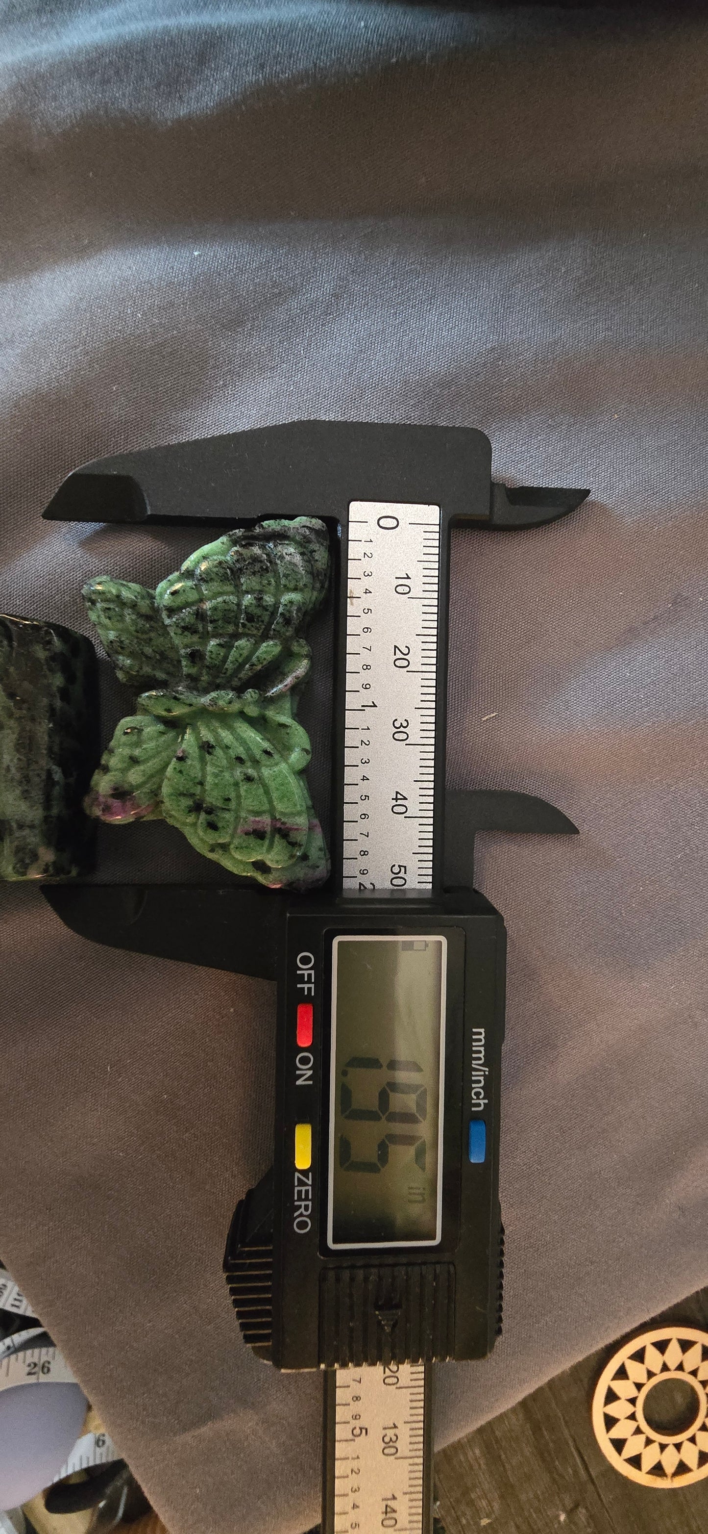 Ruby Zoisite Butterfly