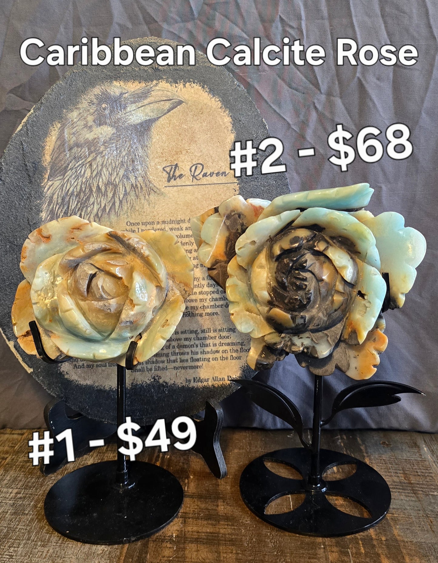 S0114 Caribbean Calcite Rose