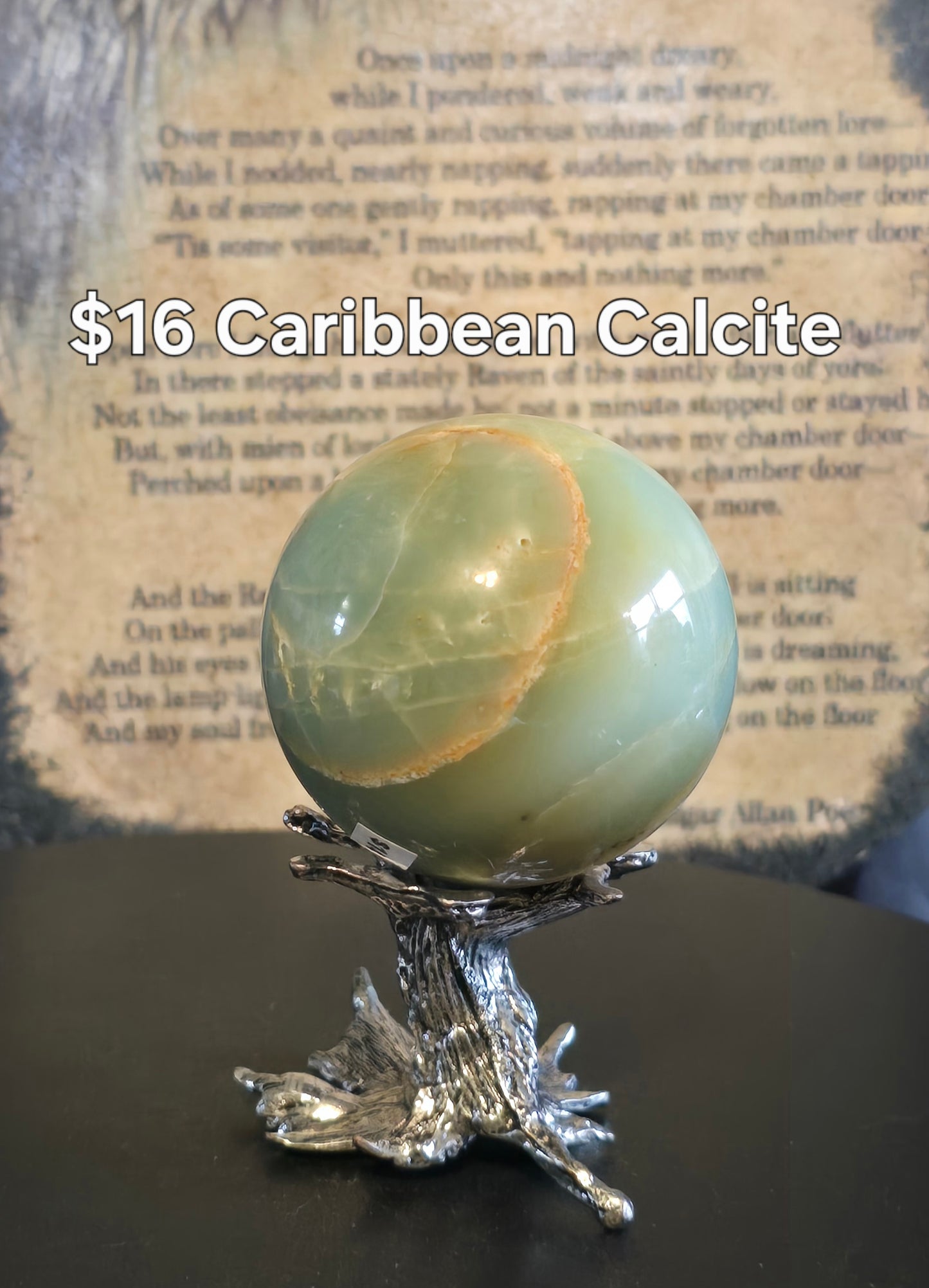 S0141 Caribbean Calcite Sphere