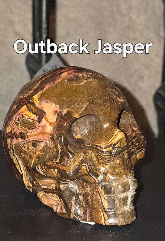 S0070 Outback Jasper Skull