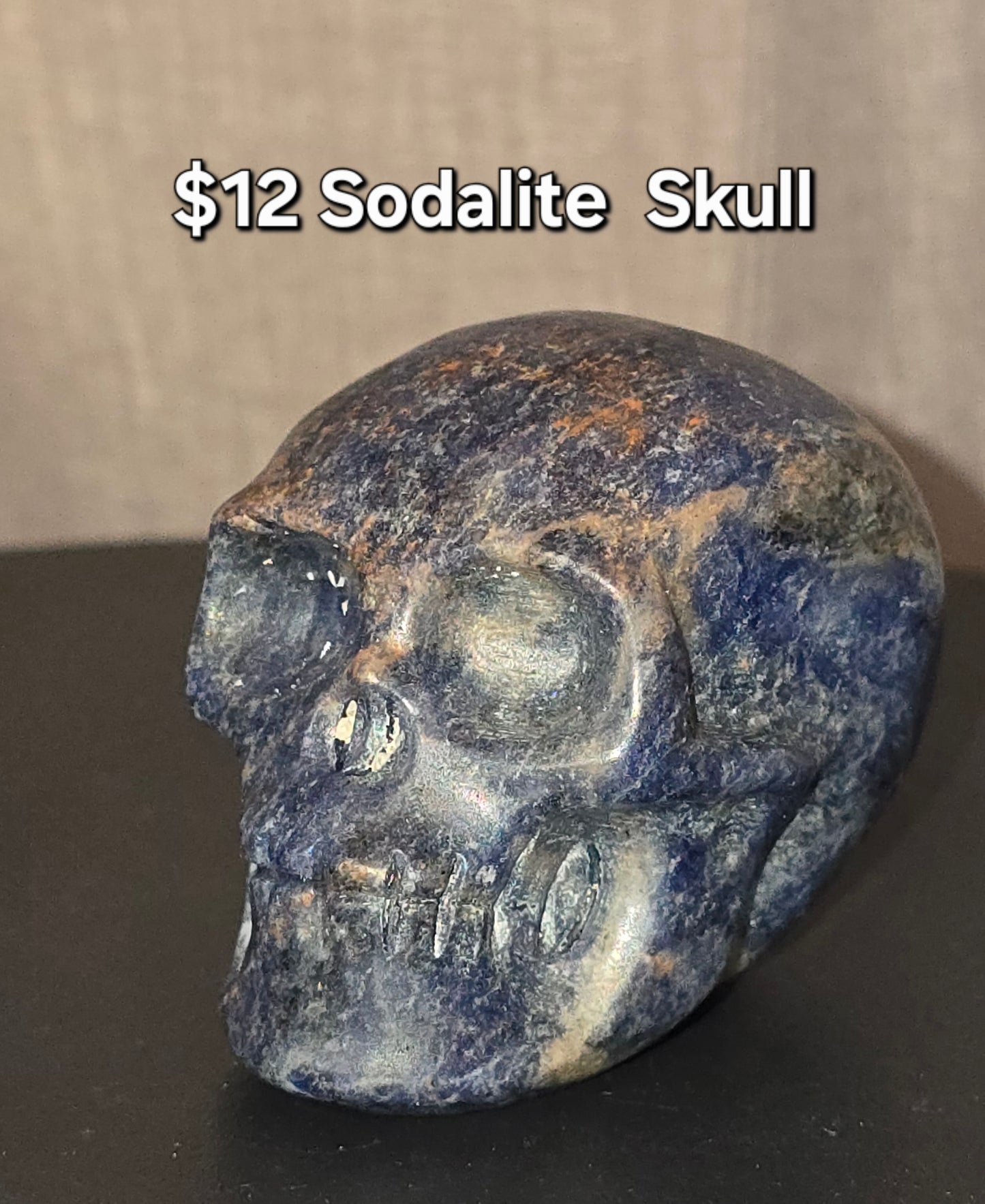 Sodalite Skull