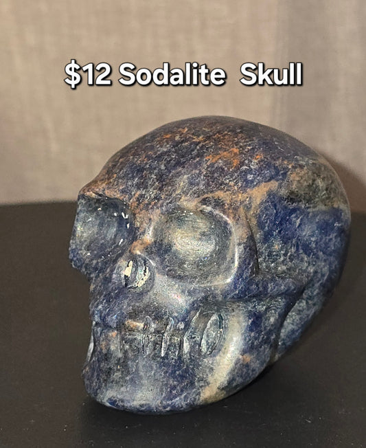 Sodalite Skull