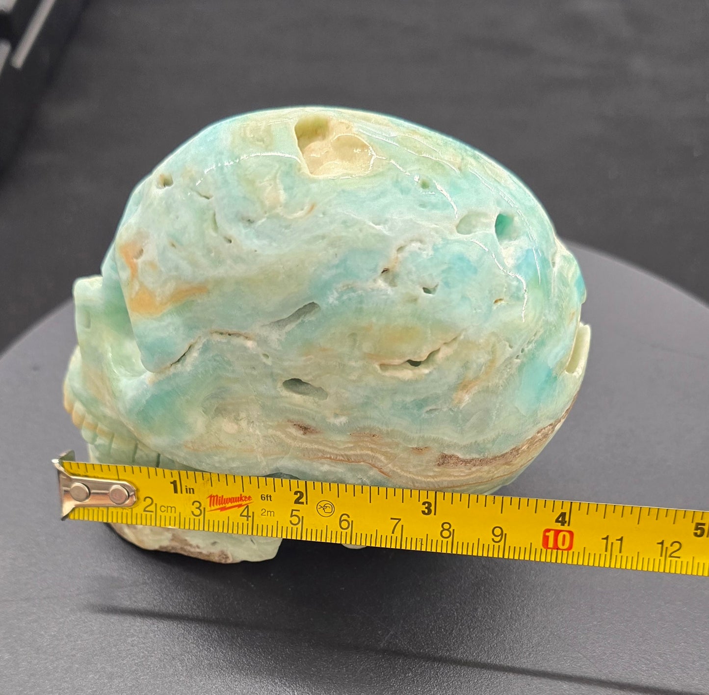 S0083 Hemimorphite Skull