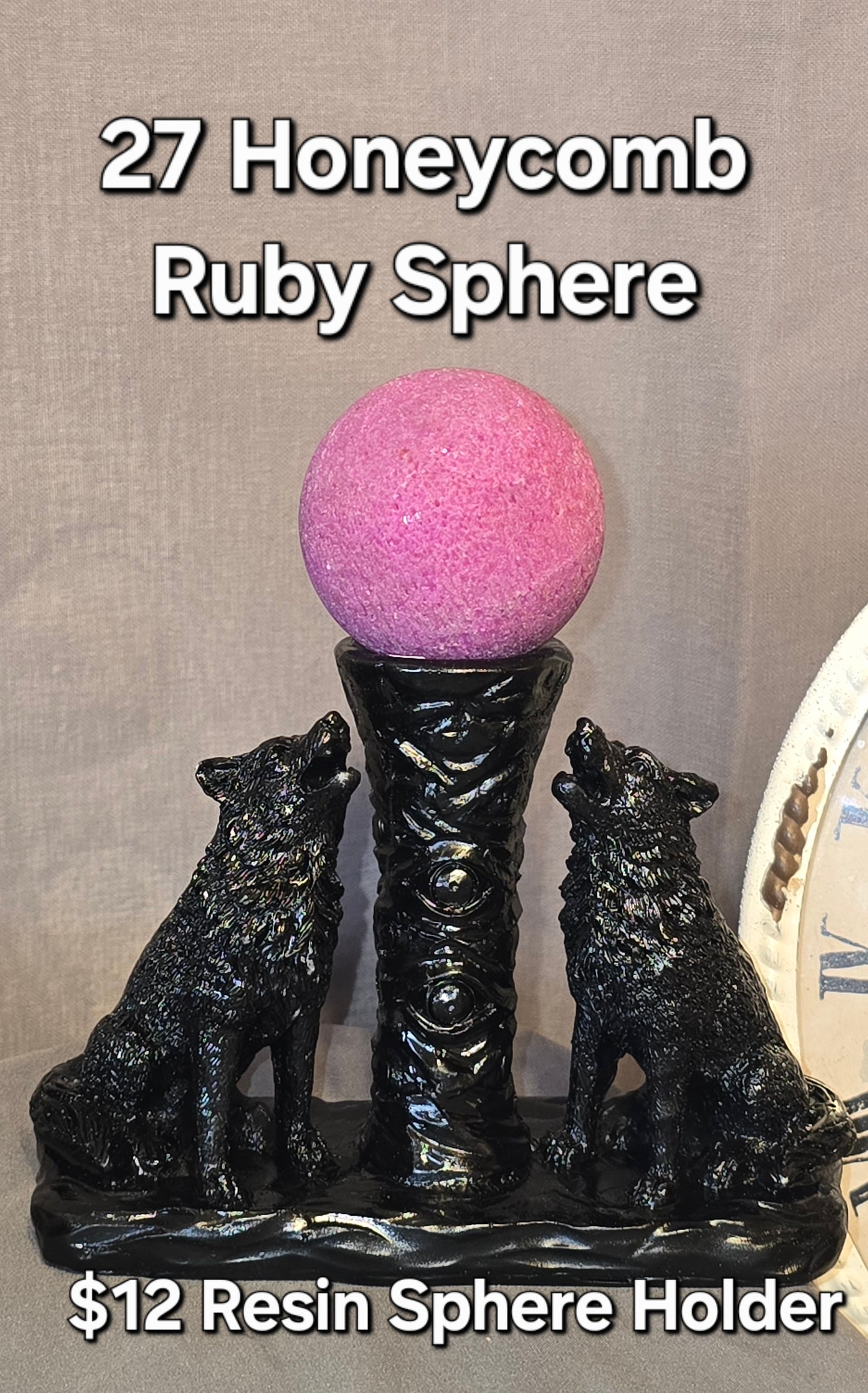 Honeycomb Ruby Sphere