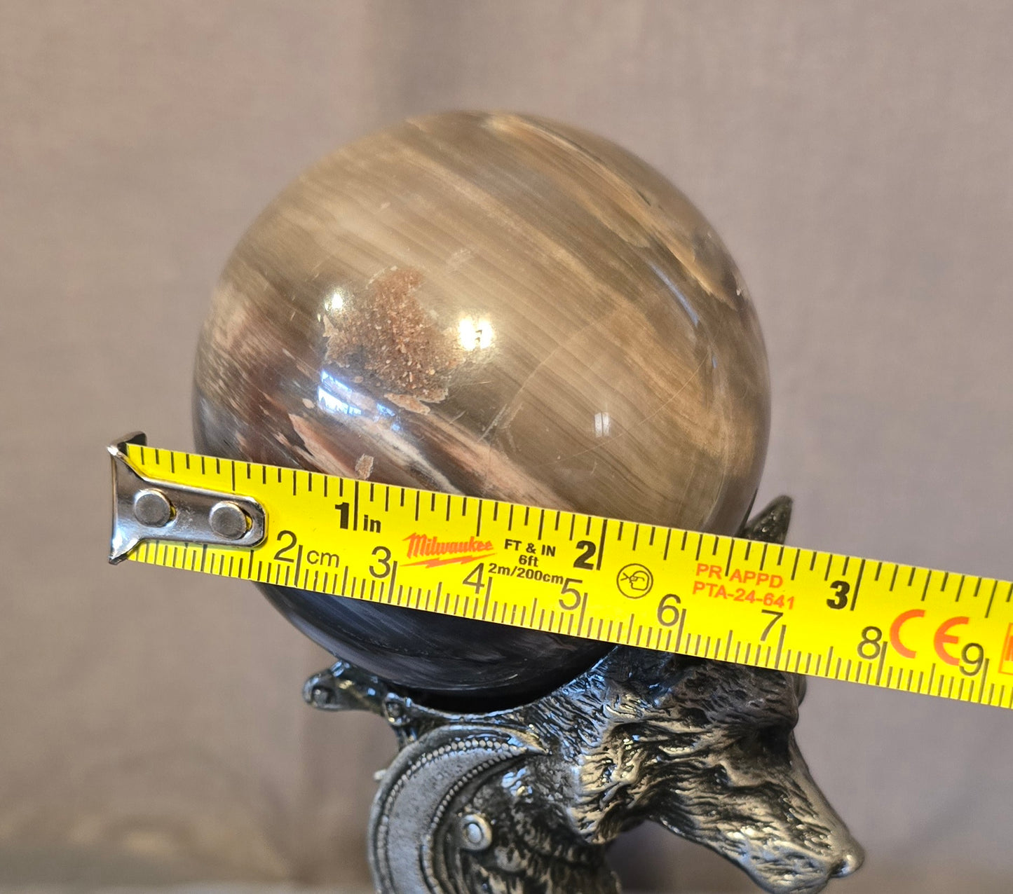 S0353 Petrified Wood Sphere