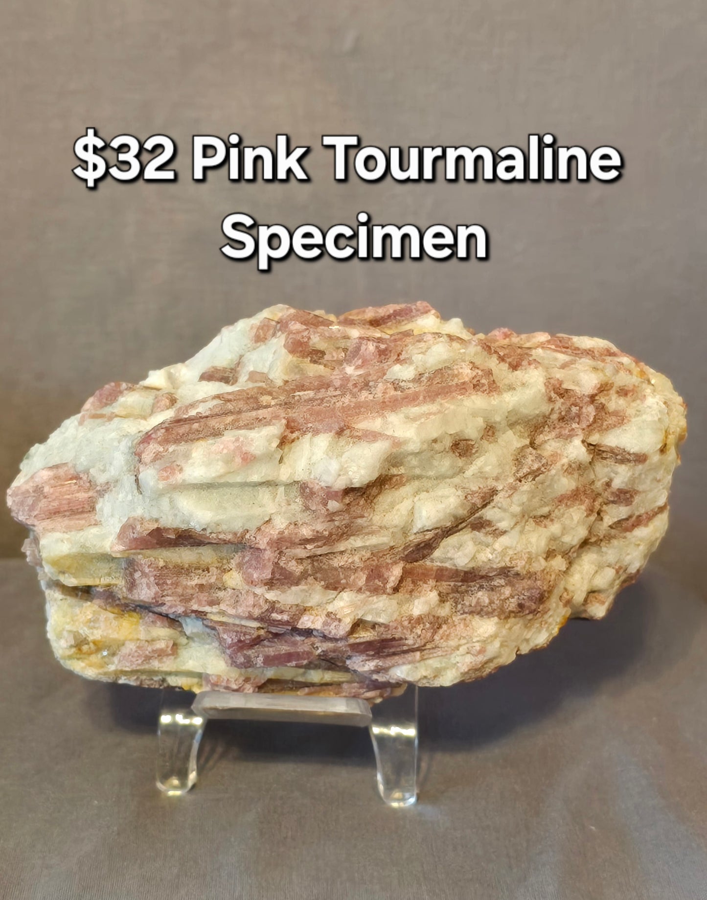 Pink Tourmaline Specimen