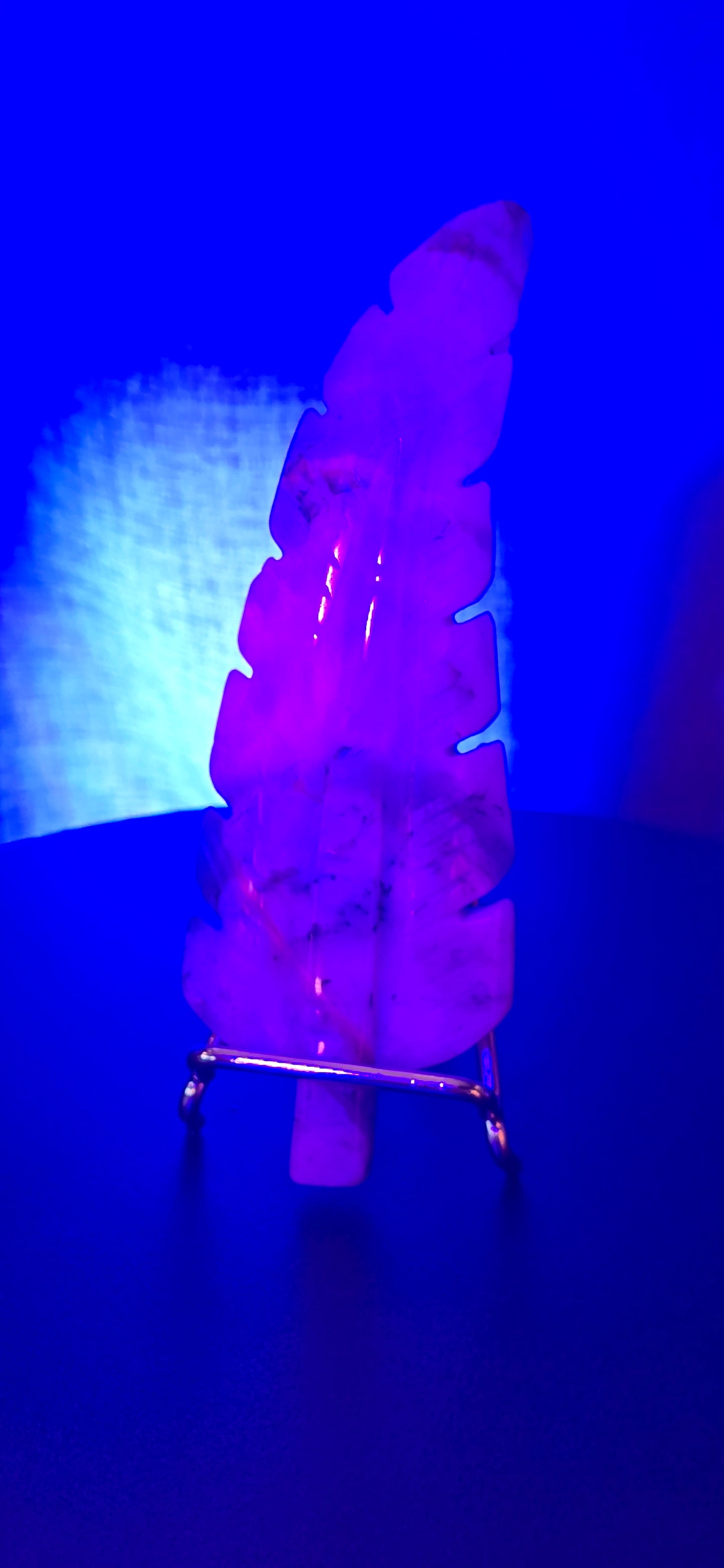 Blue Hackmanite Feather