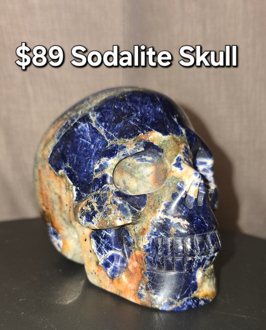 Sodalite Skull