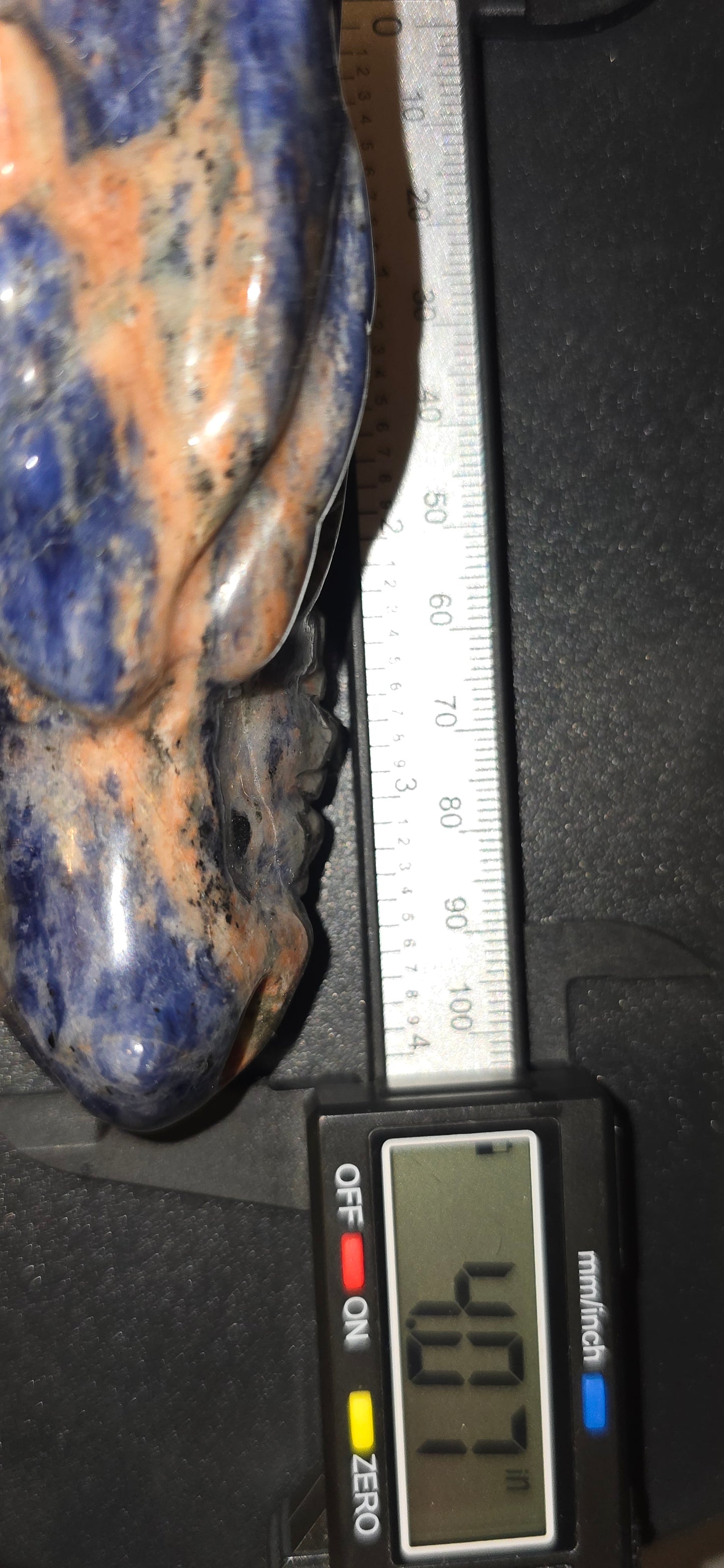 Sodalite Dragon Head