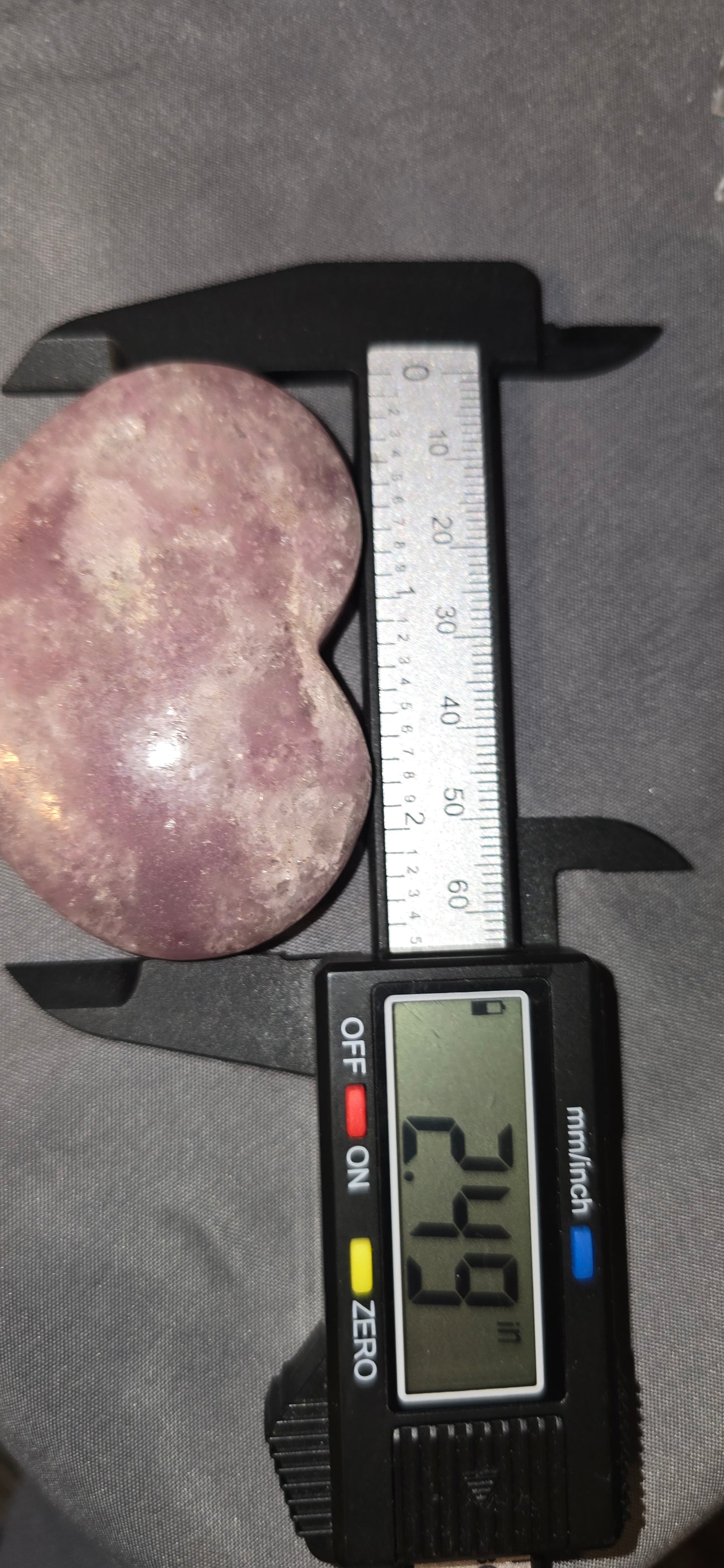 Lepidolite Heart