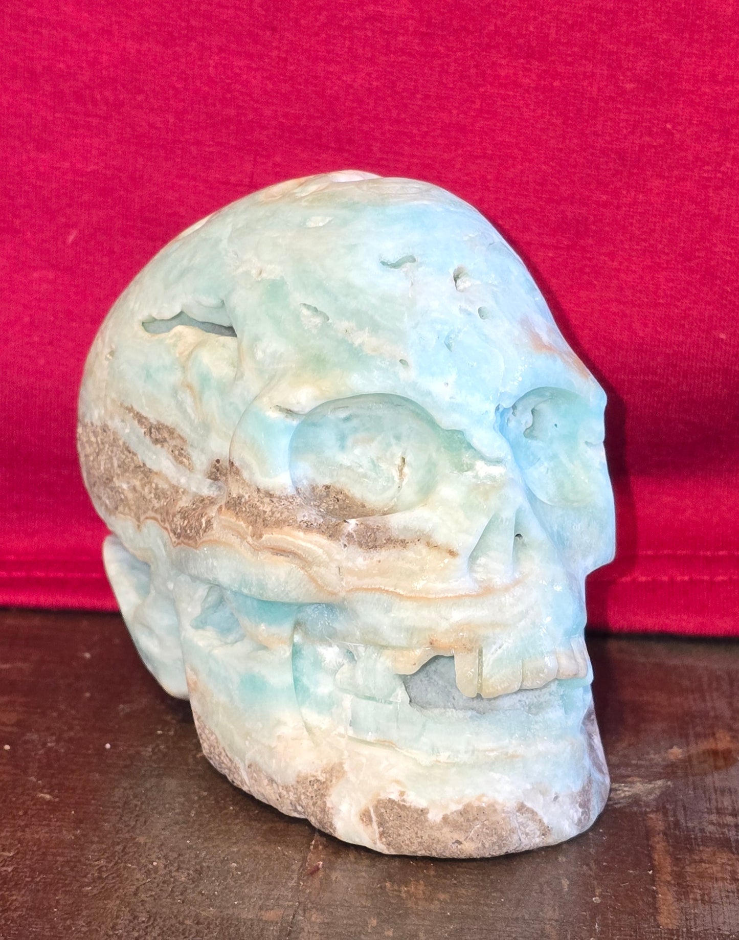 S0083 Hemimorphite Skull