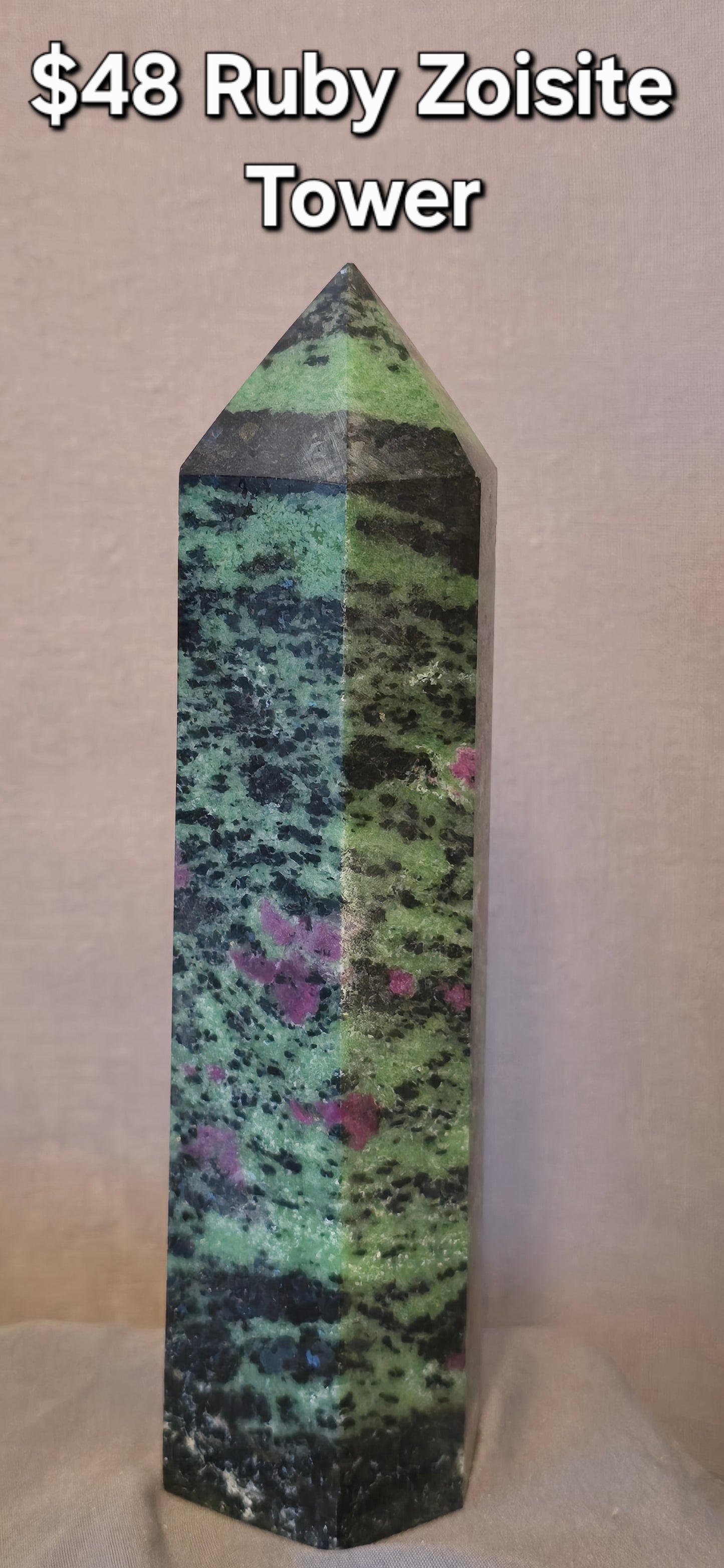 Ruby Zoisite Chunky Tower