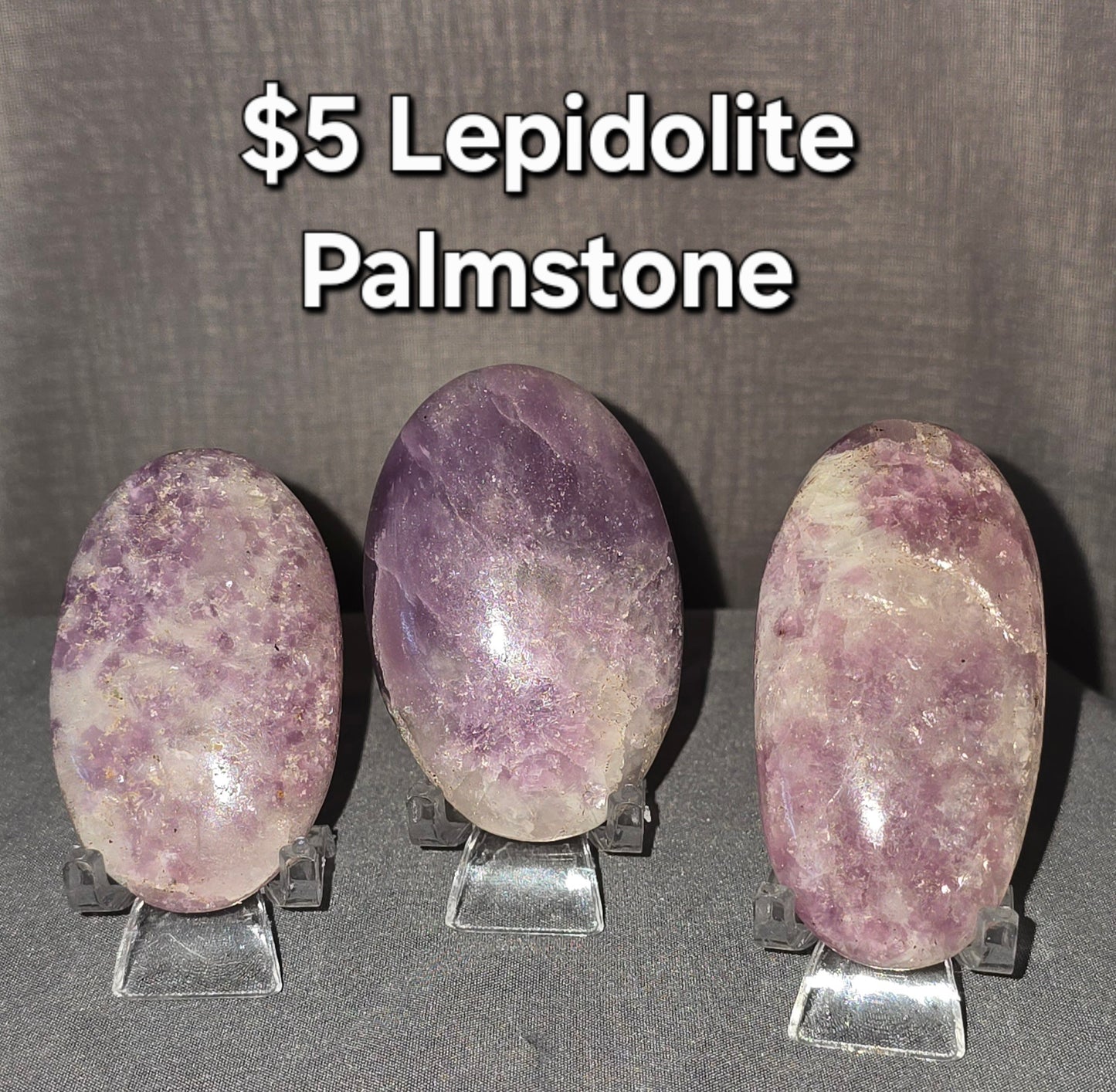 Lepidolite Palmstone