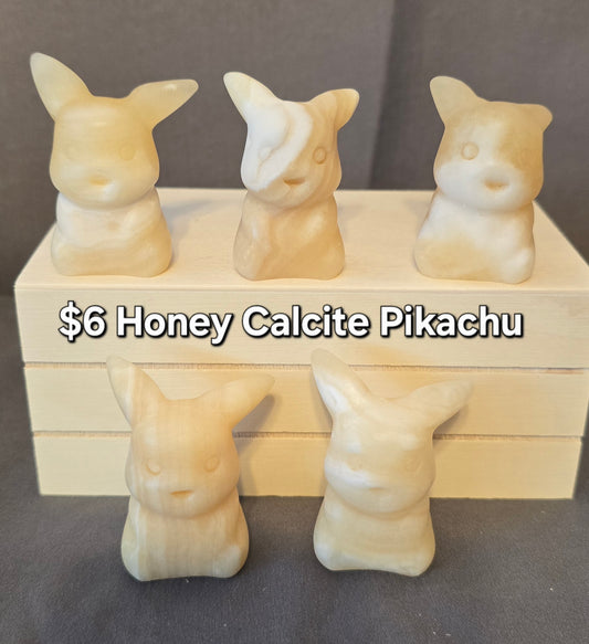 Honey Calcite Pikachu