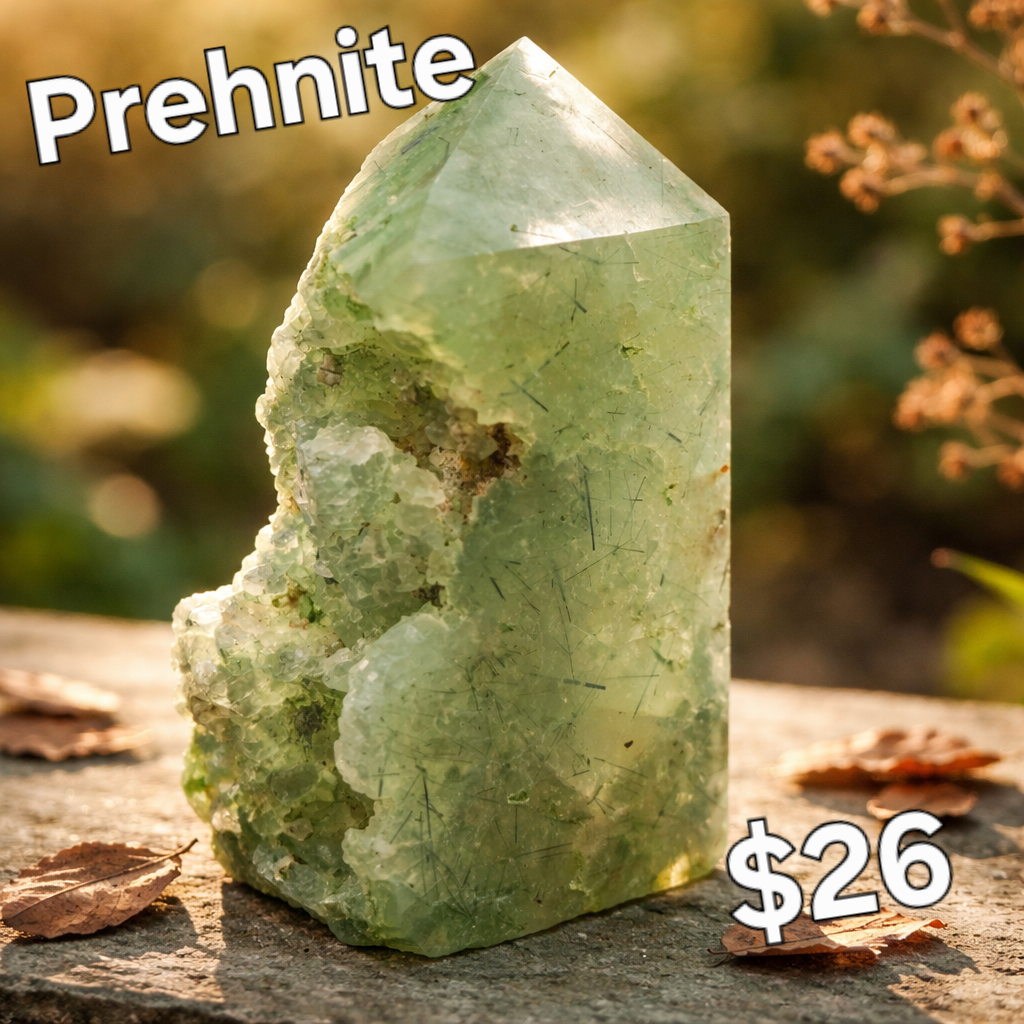 S0061 Prehnite Freeform Tower