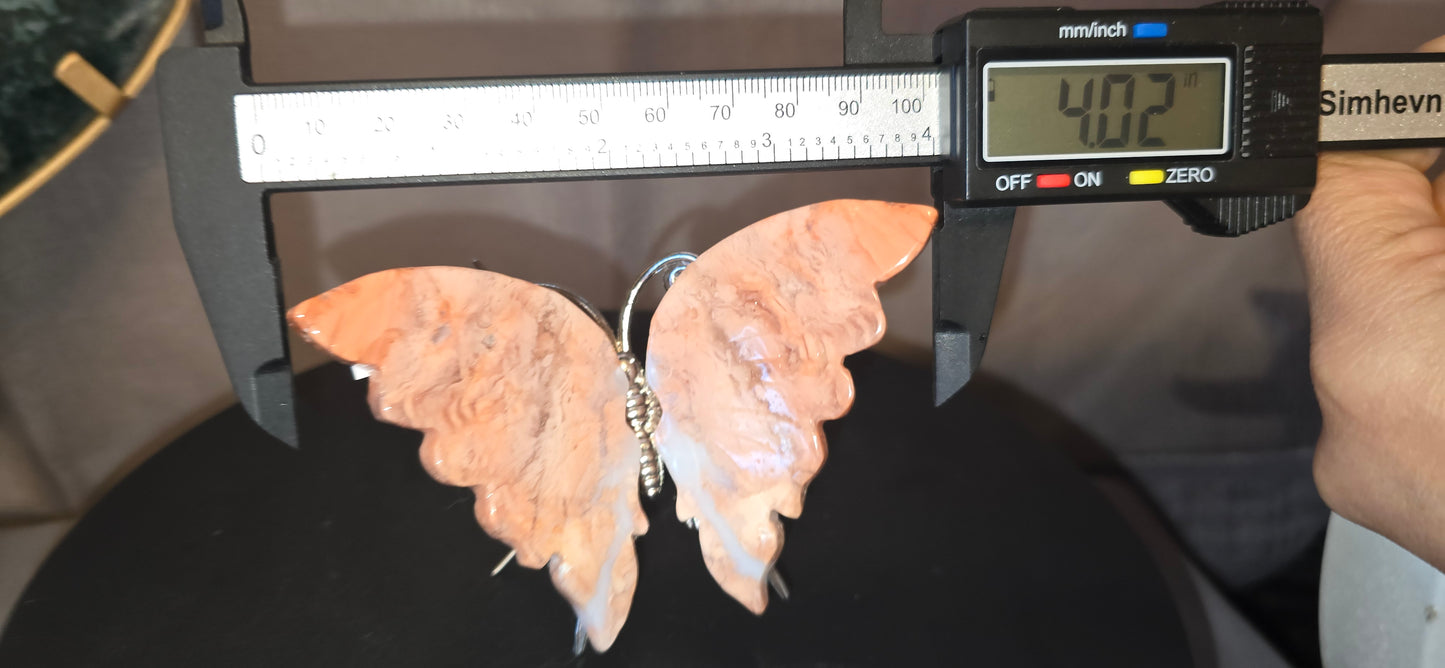 Petal Agate Butterfly