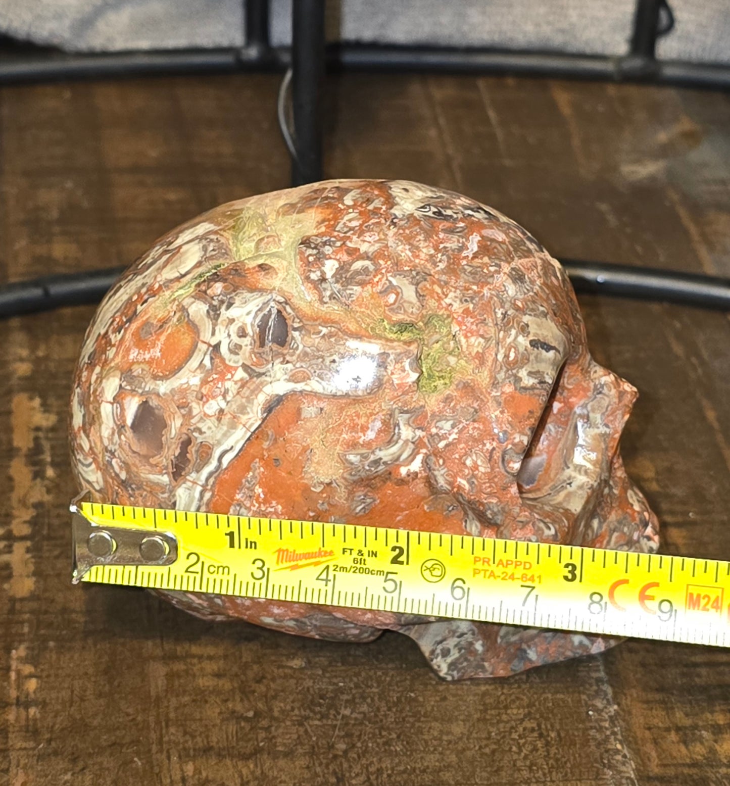 S0062 Money Agate Skull