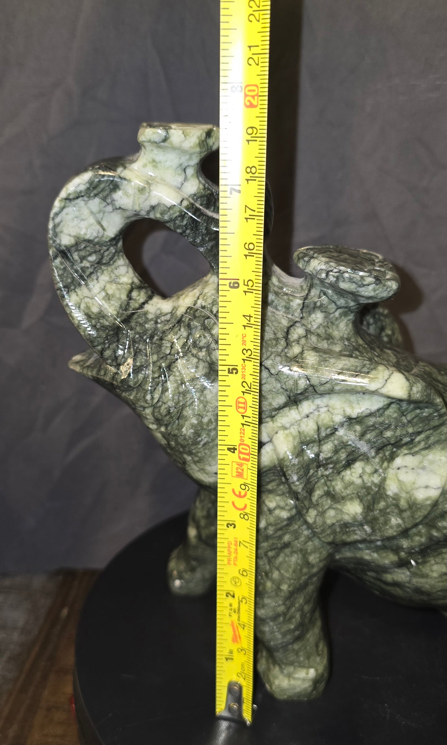 S0317 Green Jade Elephant