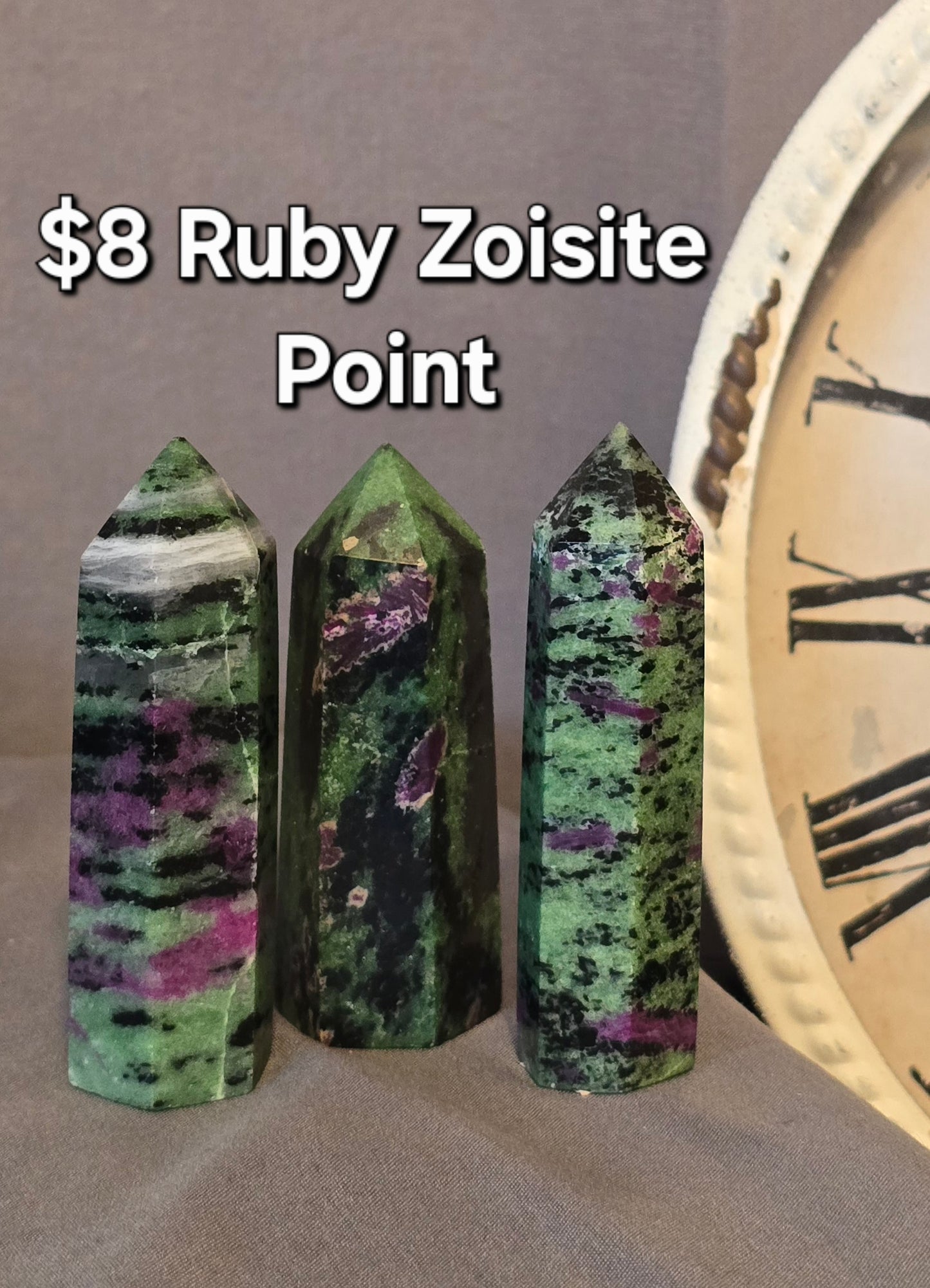 Ruby Zoisite Point