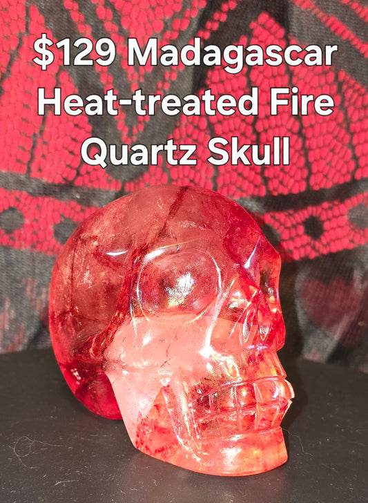 S0042 Madagascar Heat-treated Fire Quartz