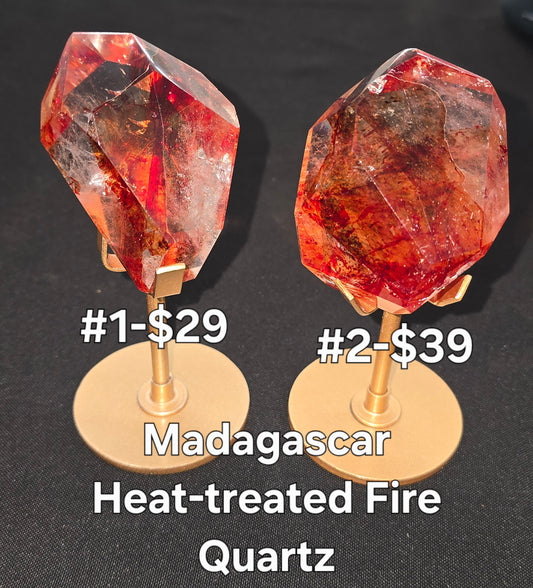 S0049 Madagascar Heat-treated Fire Quartz