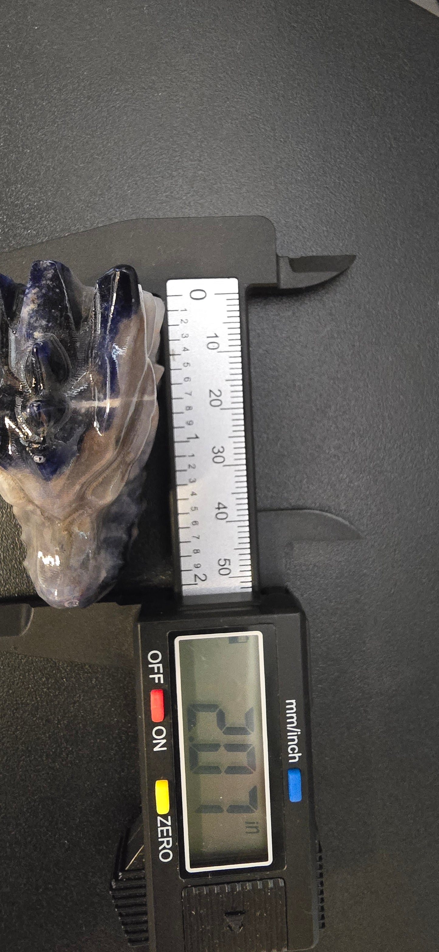 Sodalite Dragon Head