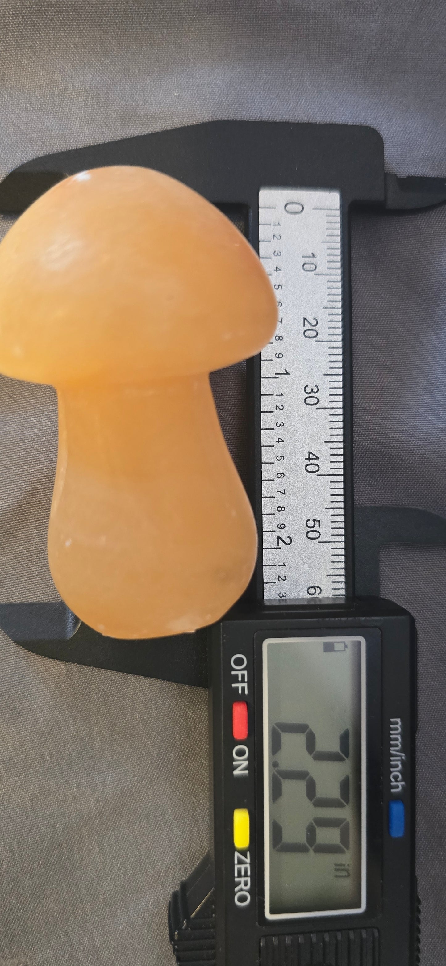 Honey Calcite Mushroom