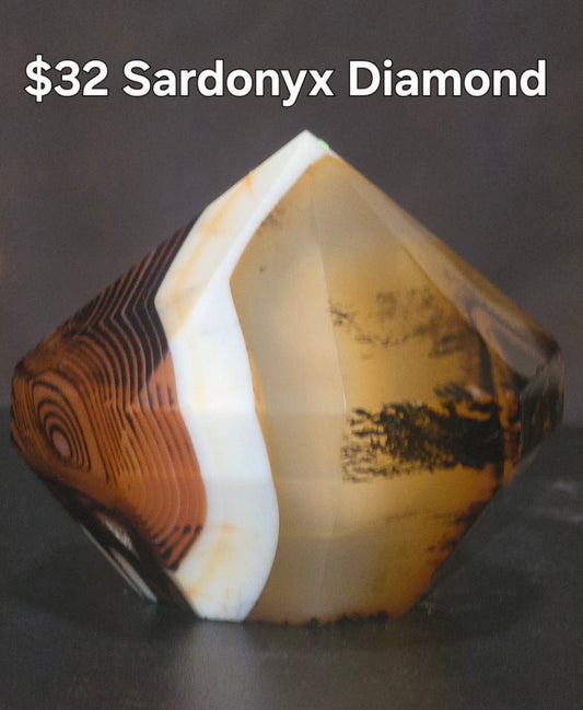 S0406 Sardonyx Diamond