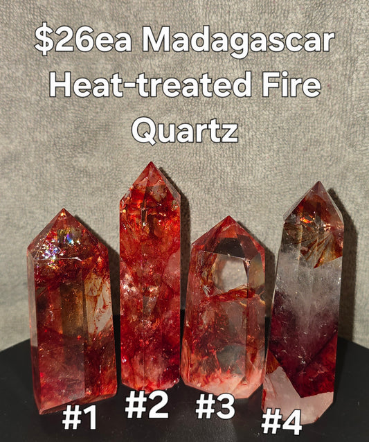 S0045 Madagascar Heat-treated Fire Quartz