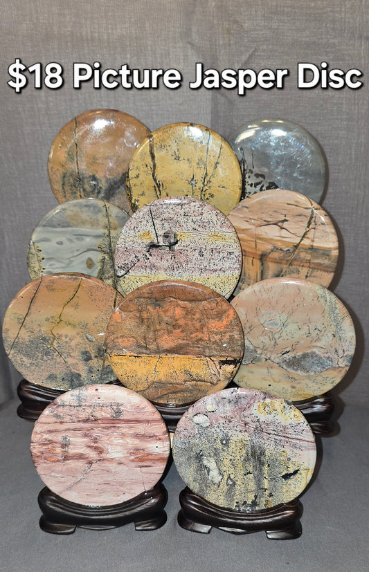 Picture Jasper Disc