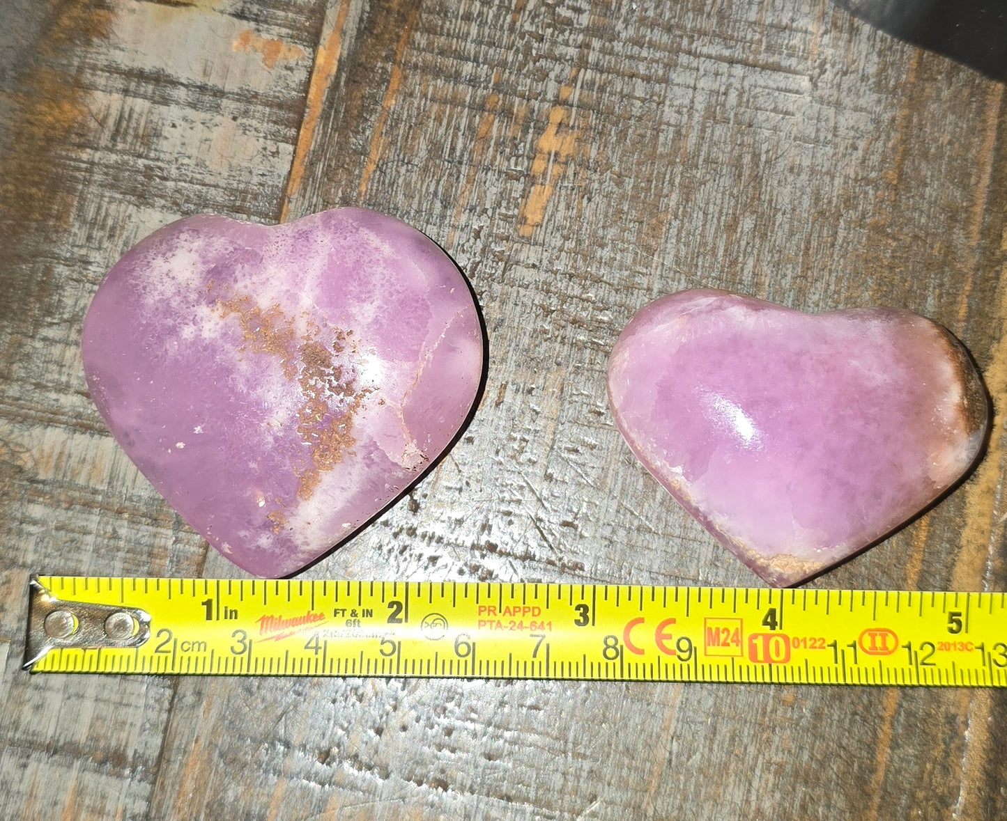 S0180 Pink Aragonite Heart
