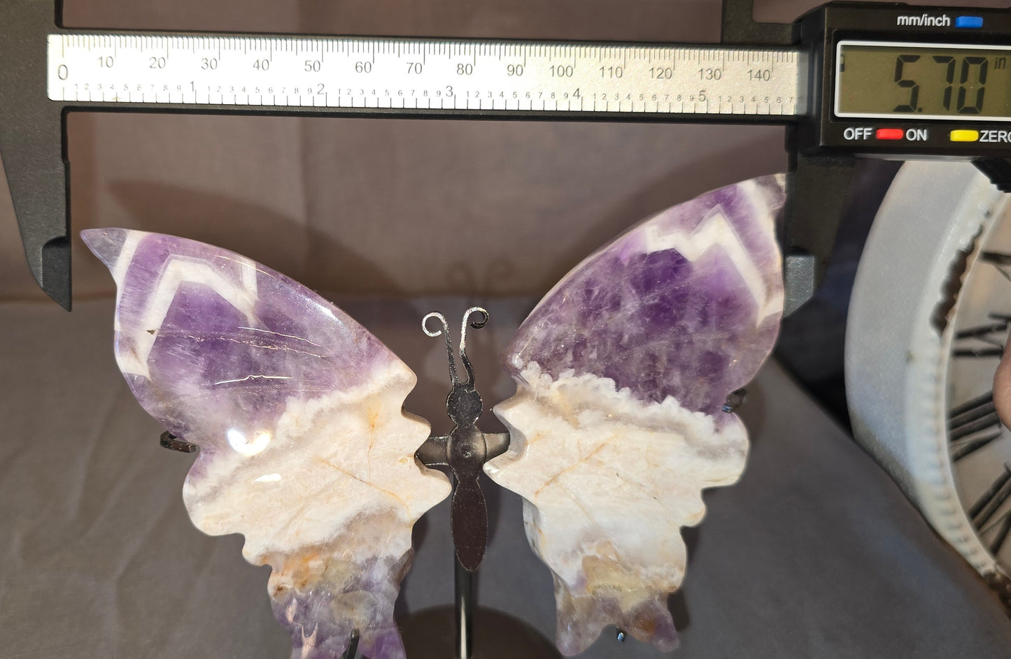 Amethyst/Agate Butterfly & Dragon