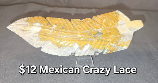 Mexican Crazy Lace Feather