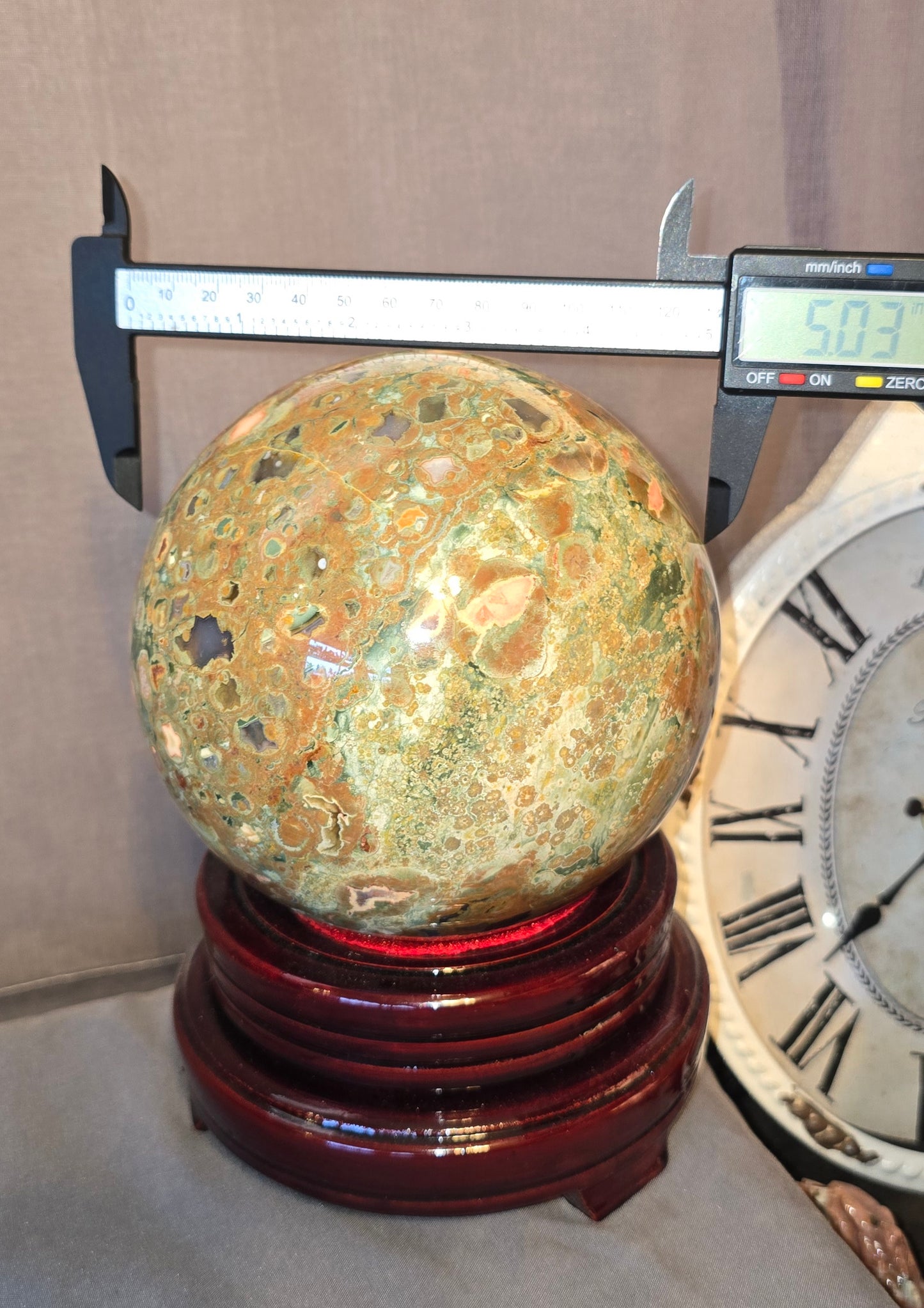 Rainforest Jasper Sphere