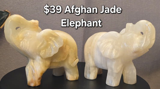 Afghan Jade Elephant