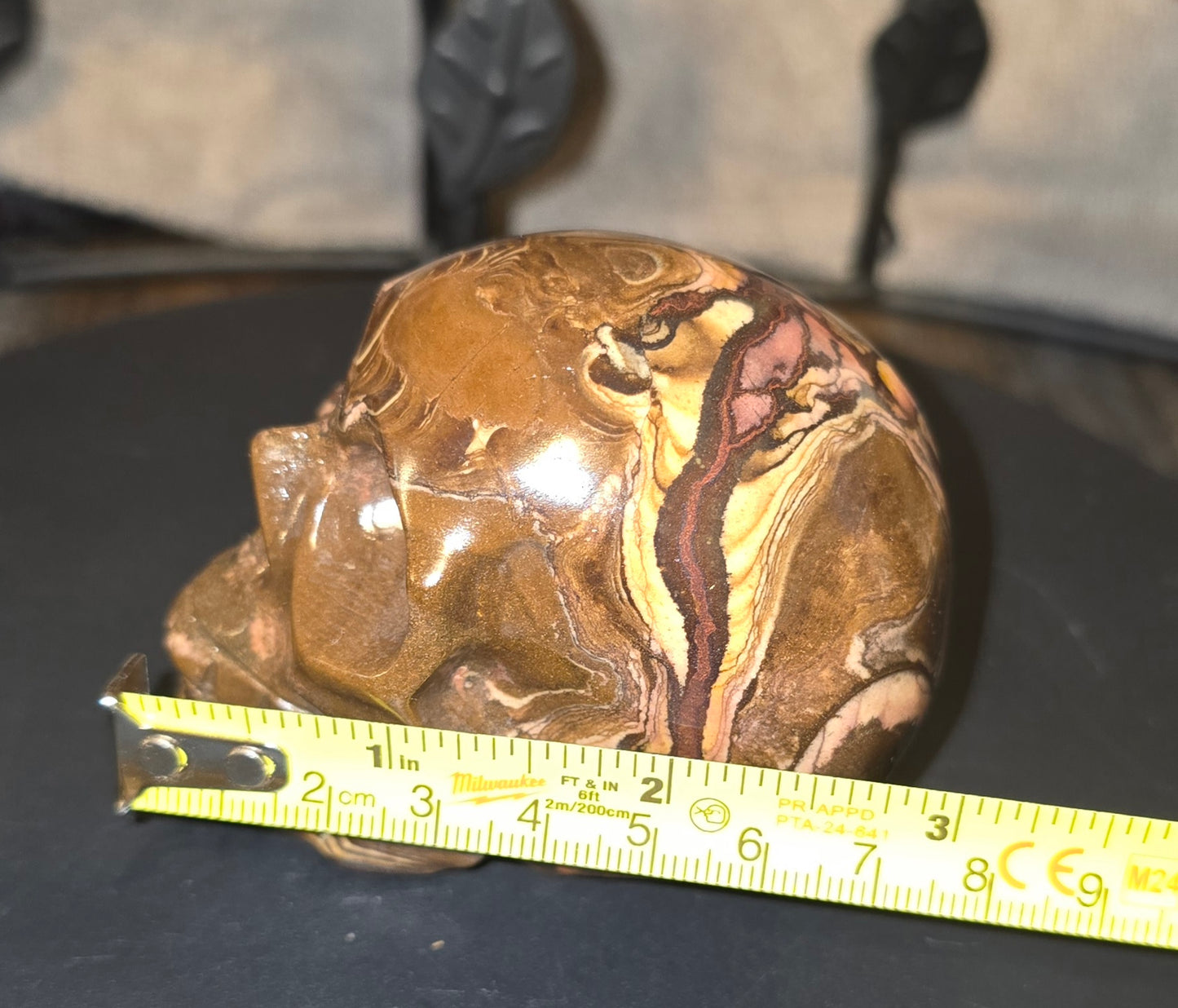 S0052 Outback Jasper Skull