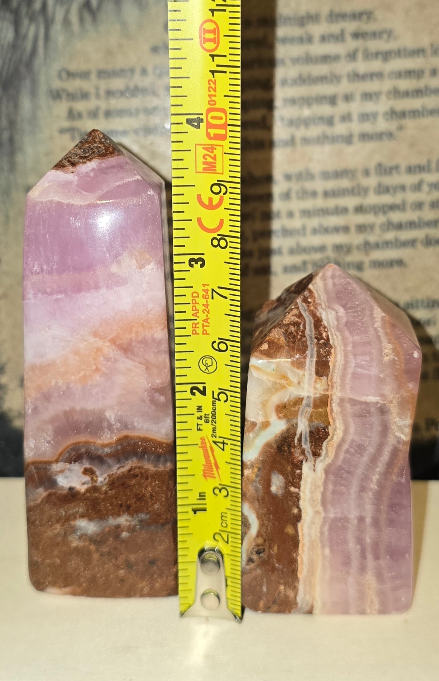 S0173 Pink Aragonite Tower