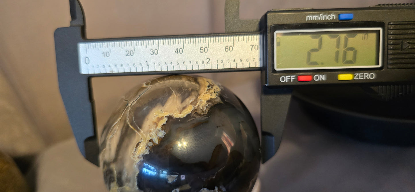 Volcanic Agate Sphere