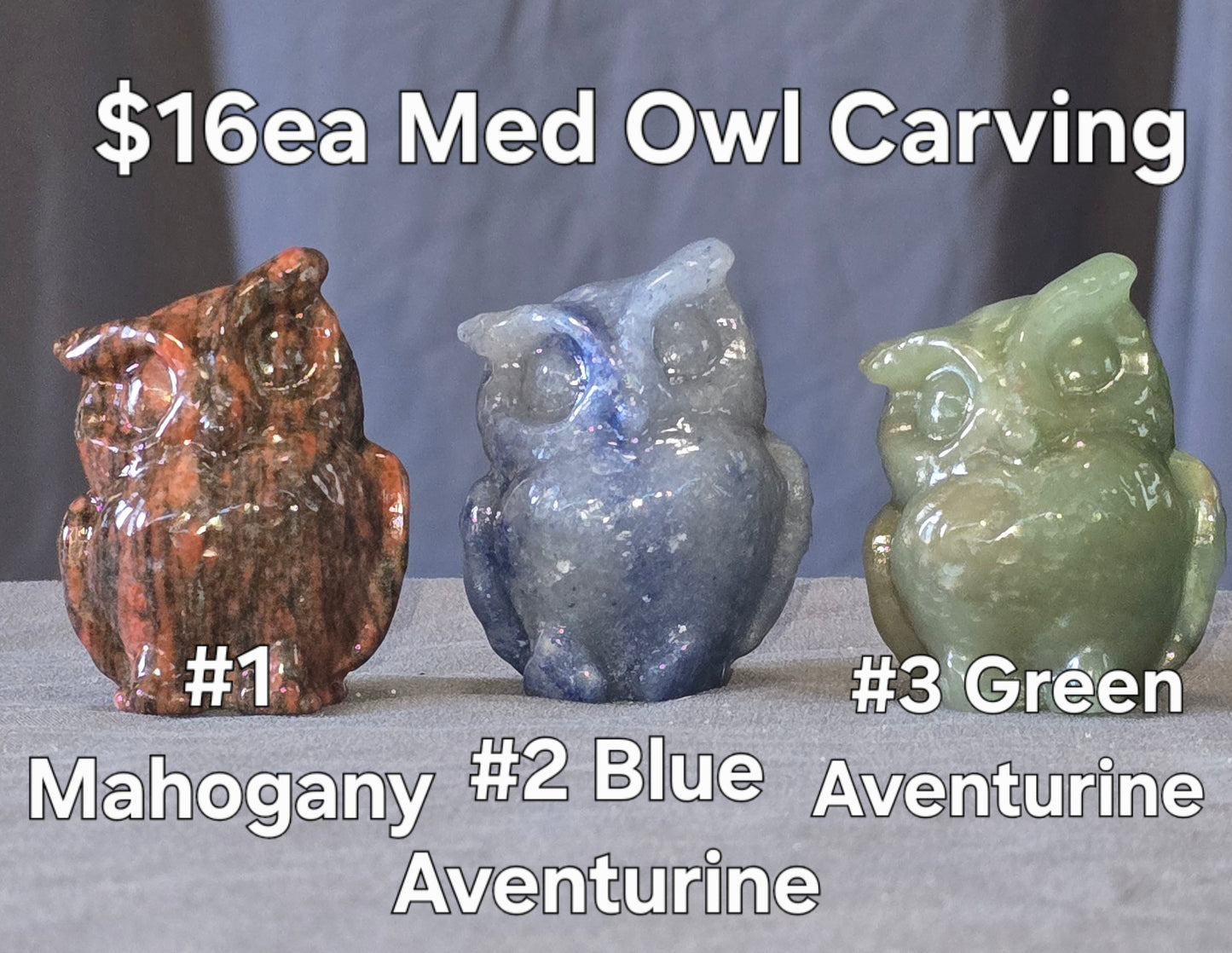 S0449 Owl Carvings
